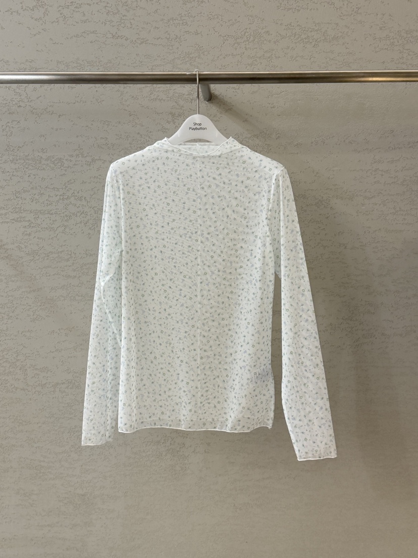 PLAYBUTTON-P東大門代購女裝新品時尚職業真品26春夏長袖T恤PLAYBUTTON長袖T恤圖色1