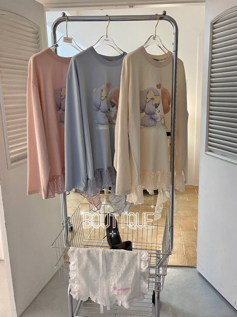 BOUTIQUE-L韓國直郵女裝新品職業休閑真品推薦人氣長袖T恤BOUTIQUE-L長袖T恤