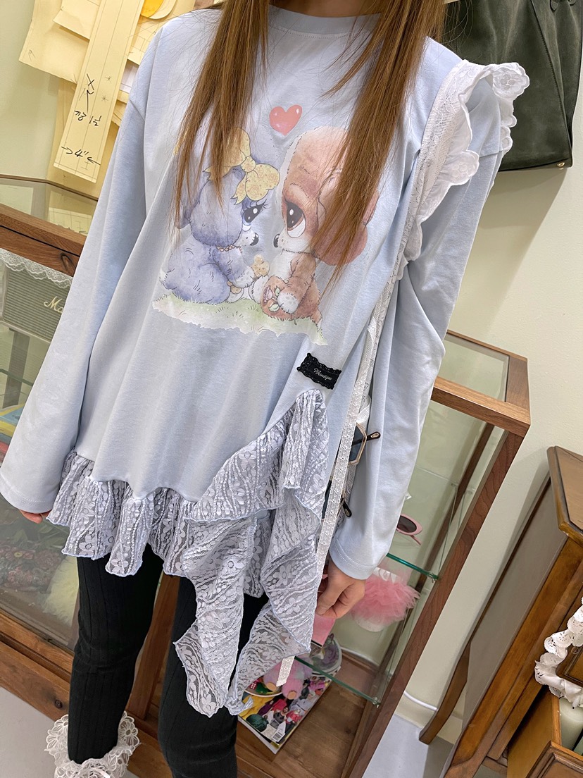 BOUTIQUE-L韓國直郵女裝新品職業休閑真品推薦人氣長袖T恤BOUTIQUE-L長袖T恤