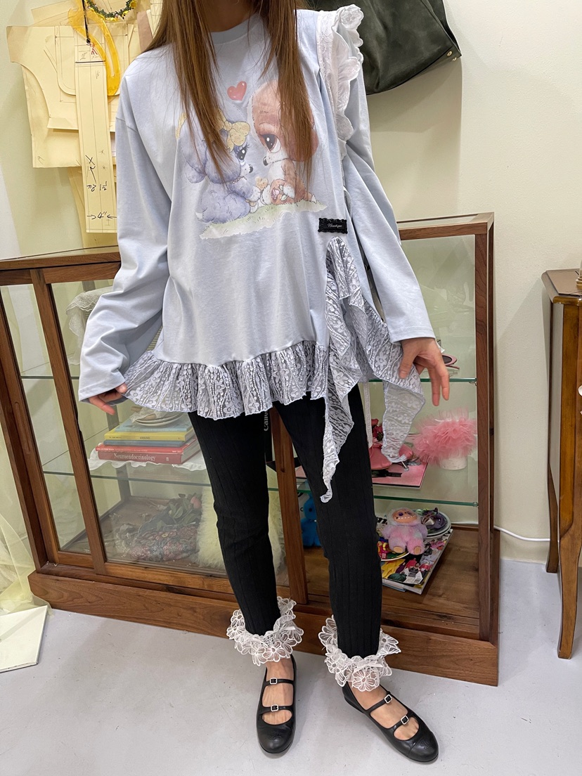 BOUTIQUE-L韓國直郵女裝新品職業休閑真品推薦人氣長袖T恤BOUTIQUE-L長袖T恤