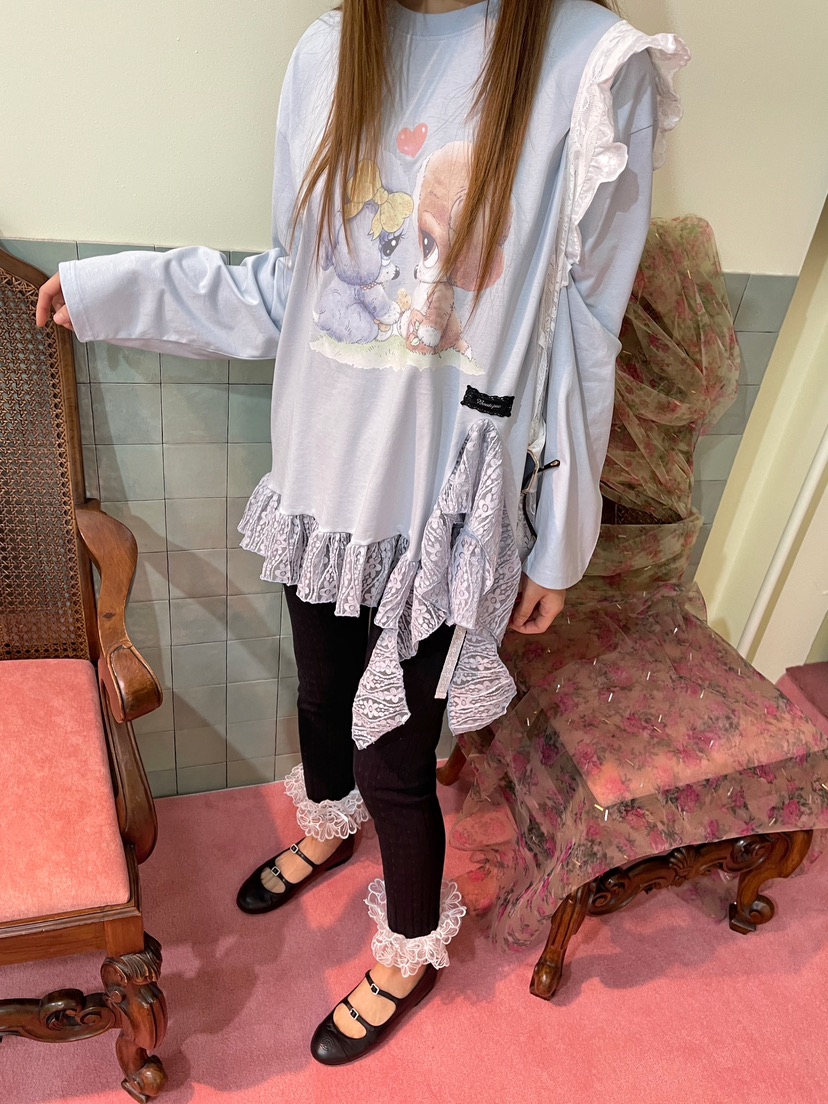 BOUTIQUE-L韓國直郵女裝新品職業休閑真品推薦人氣長袖T恤BOUTIQUE-L長袖T恤