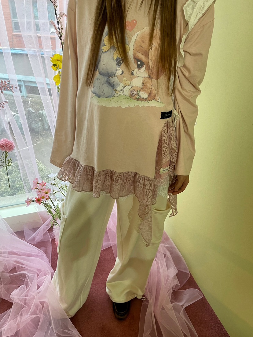 BOUTIQUE-L韓國直郵女裝新品職業休閑真品推薦人氣長袖T恤BOUTIQUE-L長袖T恤