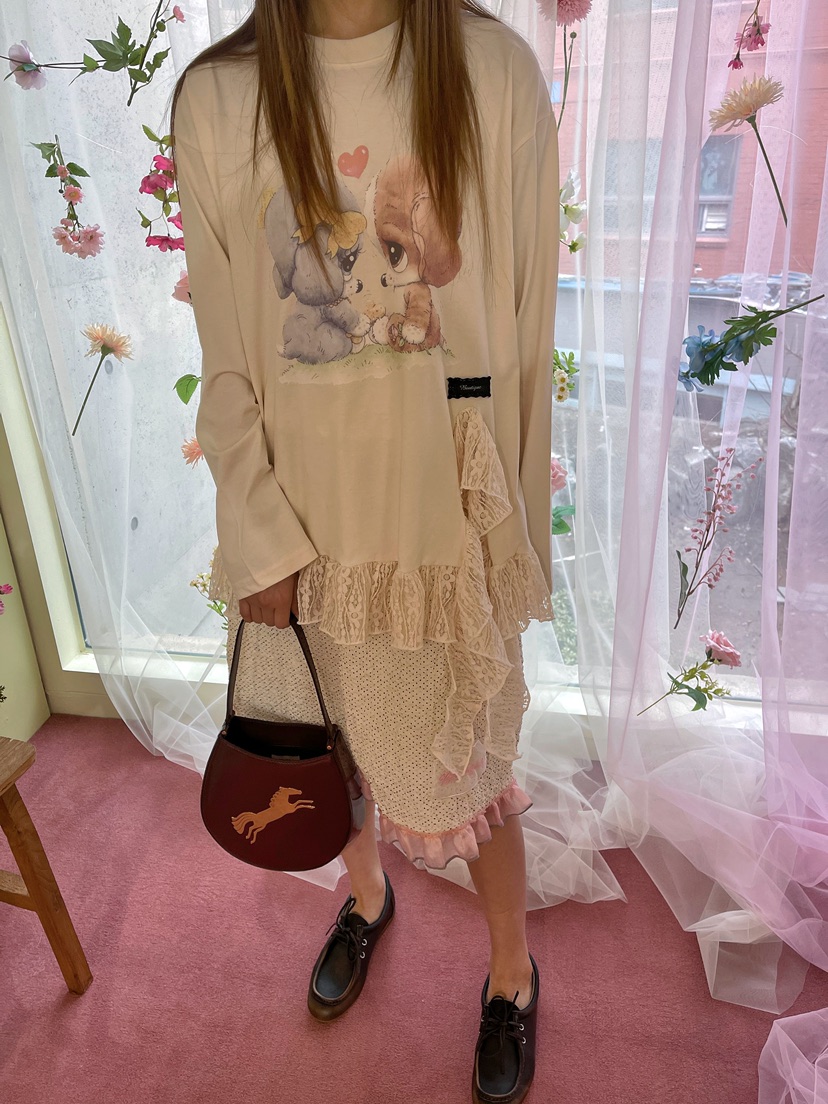 BOUTIQUE-L韓國直郵女裝新品職業休閑真品推薦人氣長袖T恤BOUTIQUE-L長袖T恤