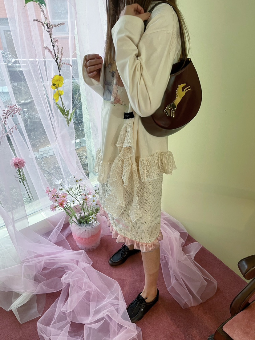 BOUTIQUE-L韓國直郵女裝新品職業休閑真品推薦人氣長袖T恤BOUTIQUE-L長袖T恤