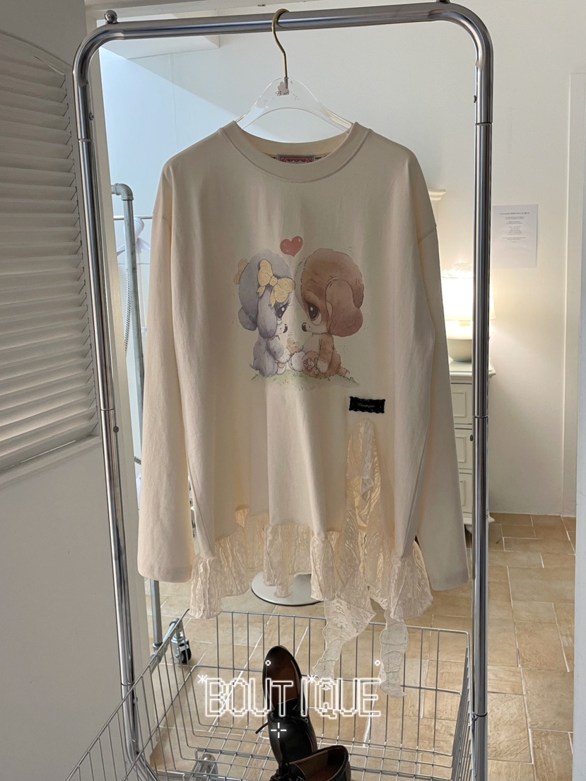 BOUTIQUE-L韓國直郵女裝新品職業休閑真品推薦人氣長袖T恤BOUTIQUE-L長袖T恤圖色2