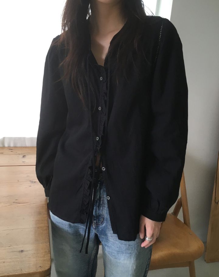 BOBBIE DOLL東大門直郵女士新款人氣26春夏推薦襯衫蕾絲衫BOBBIE DOLL襯衫/蕾絲衫