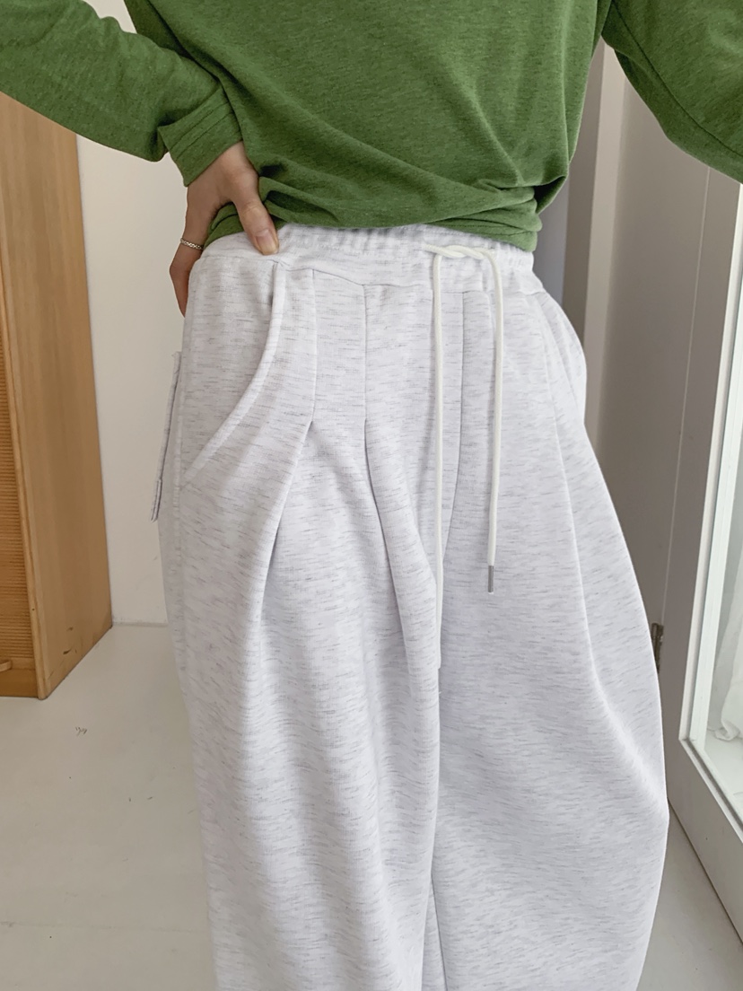 COME OPEN/HAPER東大門直郵女裝新品時尚26春夏休閑褲褶裥COME OPEN/HAPER休閑褲