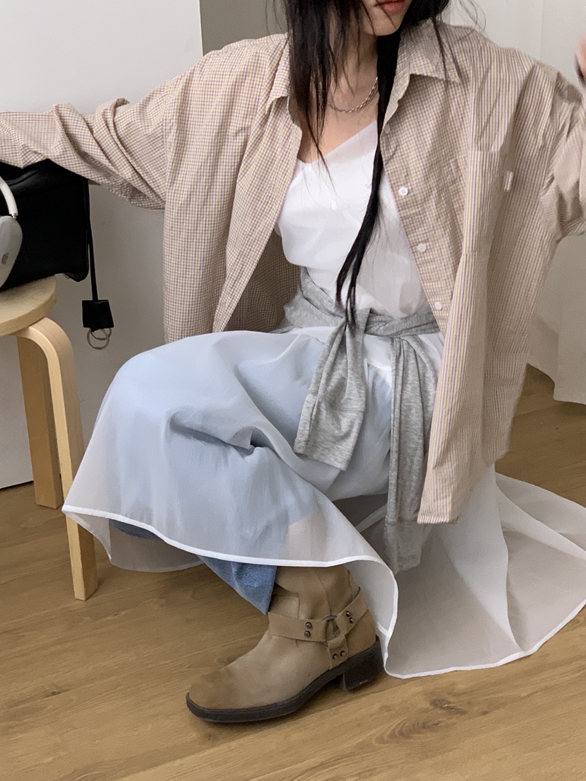 SUNDER MARKET東大門直郵女士新款推薦26春夏襯衫蕾絲衫SUNDER MARKET襯衫/蕾絲衫