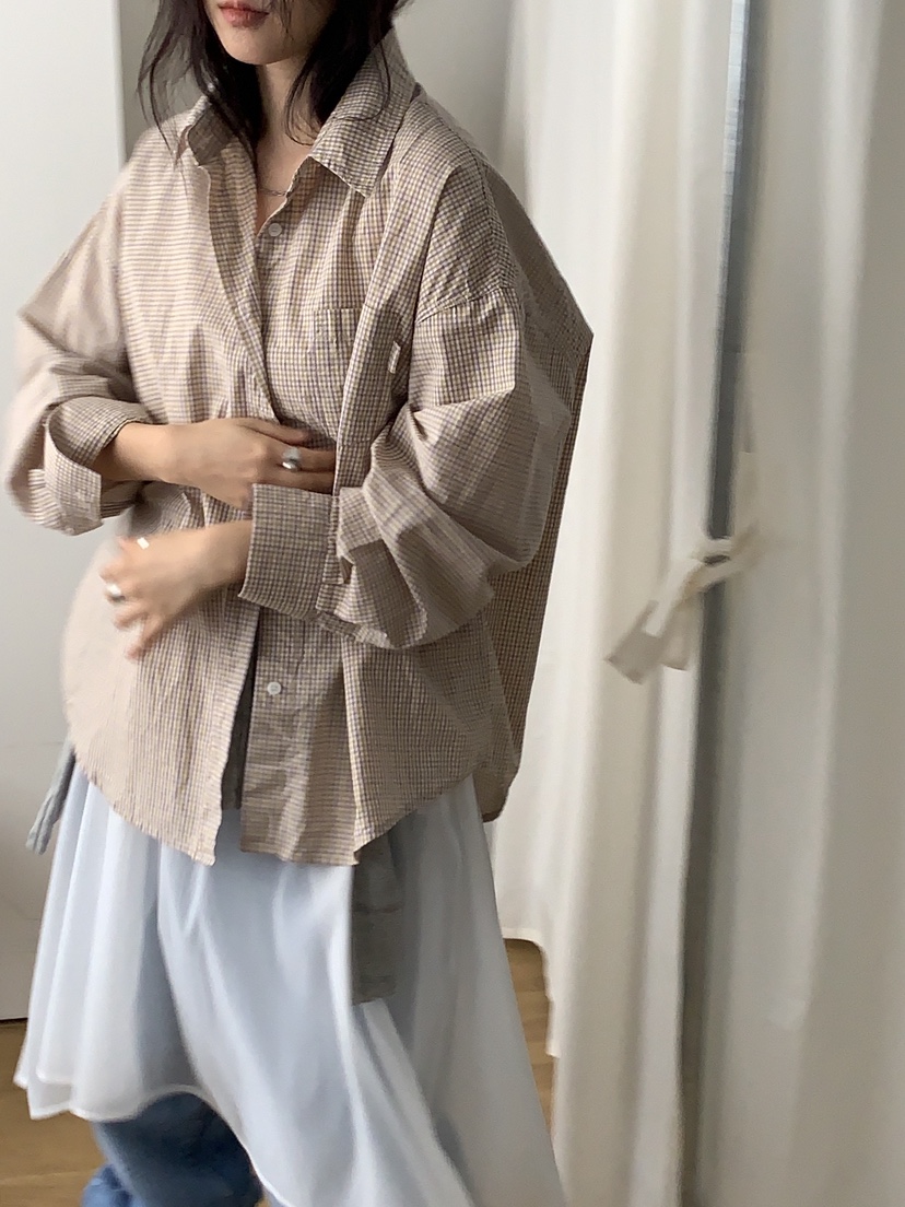 SUNDER MARKET東大門直郵女士新款推薦26春夏襯衫蕾絲衫SUNDER MARKET襯衫/蕾絲衫