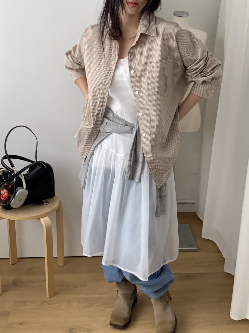 SUNDER MARKET東大門直郵女士新款推薦26春夏襯衫蕾絲衫SUNDER MARKET襯衫/蕾絲衫圖色3