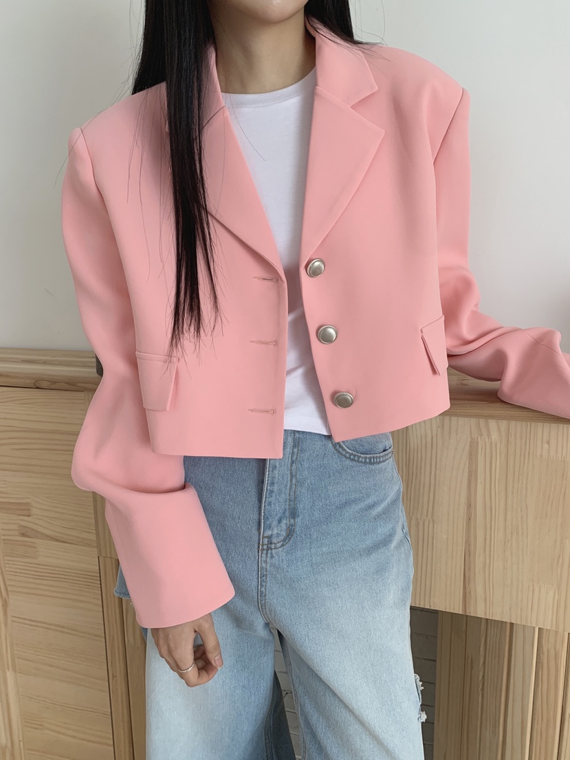 COME OPEN/HAPER東大門代購女裝新品休閑推薦熱賣夾克短款COME OPEN/HAPER夾克