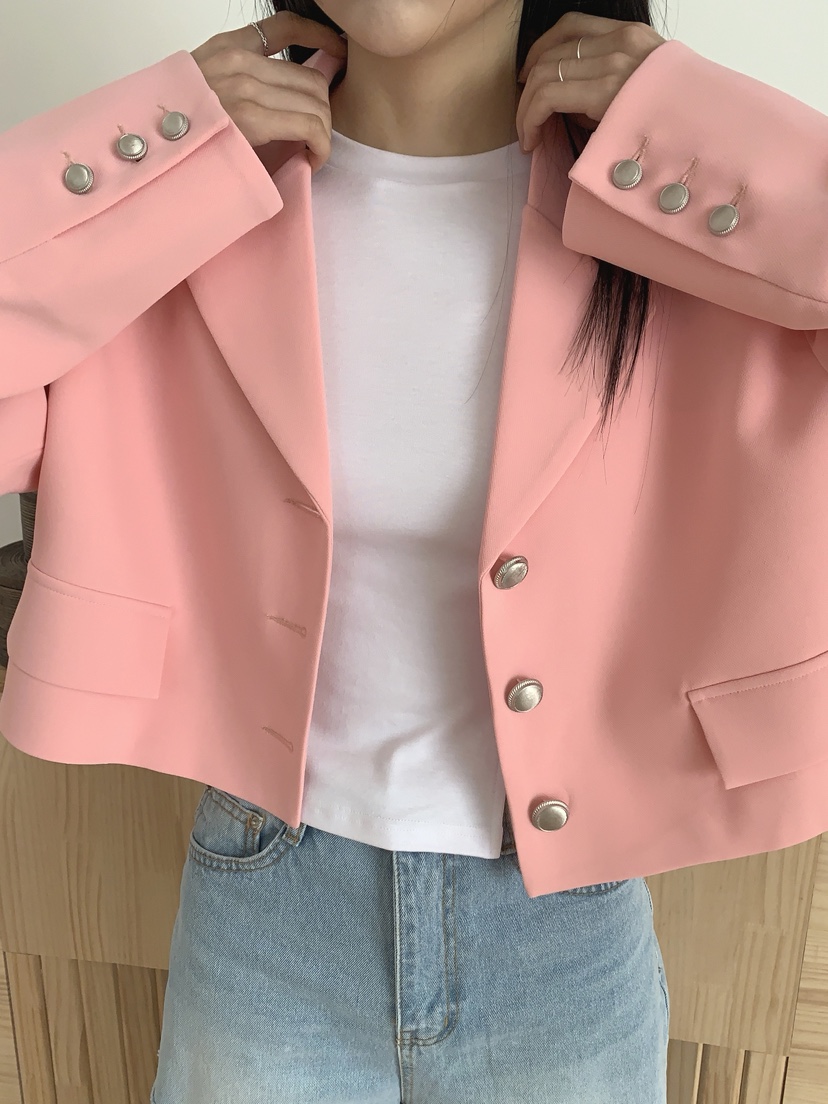 COME OPEN/HAPER東大門代購女裝新品休閑推薦熱賣夾克短款COME OPEN/HAPER夾克