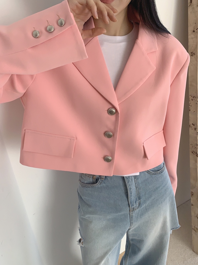 COME OPEN/HAPER東大門代購女裝新品休閑推薦熱賣夾克短款COME OPEN/HAPER夾克