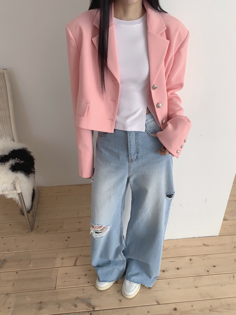 COME OPEN/HAPER東大門代購女裝新品休閑推薦熱賣夾克短款COME OPEN/HAPER夾克