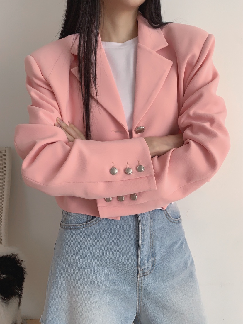 COME OPEN/HAPER東大門代購女裝新品休閑推薦熱賣夾克短款COME OPEN/HAPER夾克