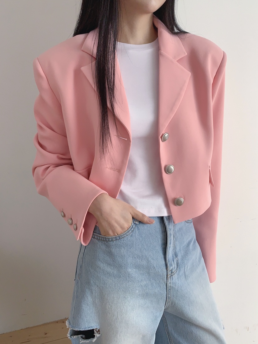 COME OPEN/HAPER東大門代購女裝新品休閑推薦熱賣夾克短款COME OPEN/HAPER夾克