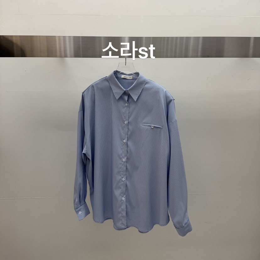 AMOOD韓國代購女裝新款推薦時尚職業真品襯衫蕾絲衫雙排扣AMOOD襯衫/蕾絲衫圖色2