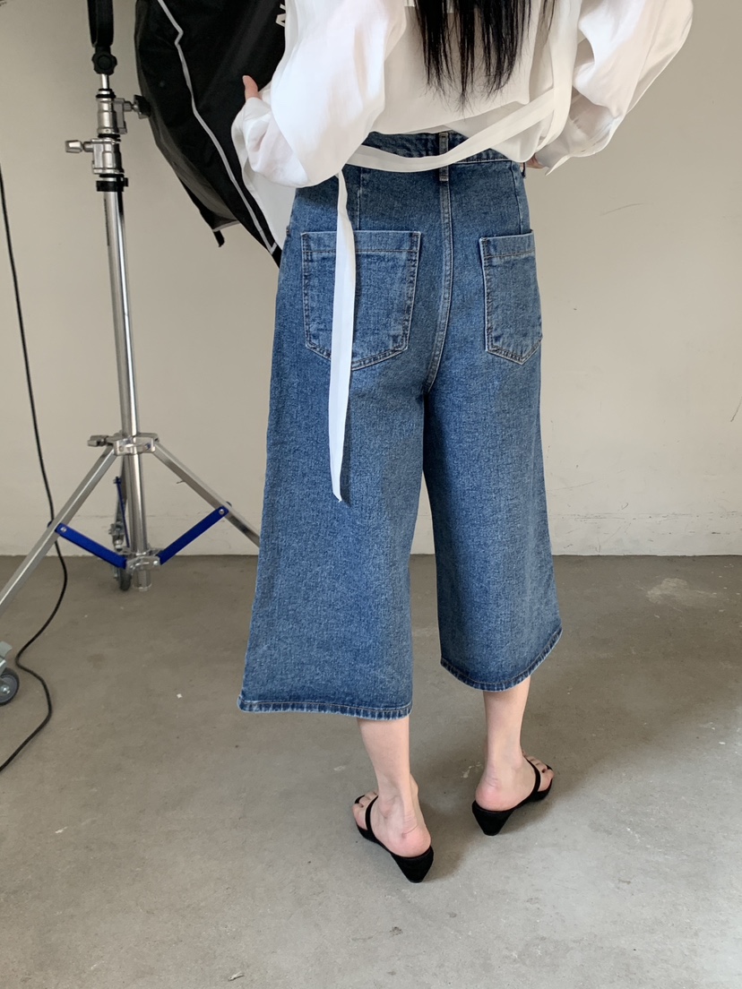 RIDGE-P韓國直郵女裝新品職業休閑真品時尚熱賣26春夏牛仔褲RIDGE-P牛仔褲