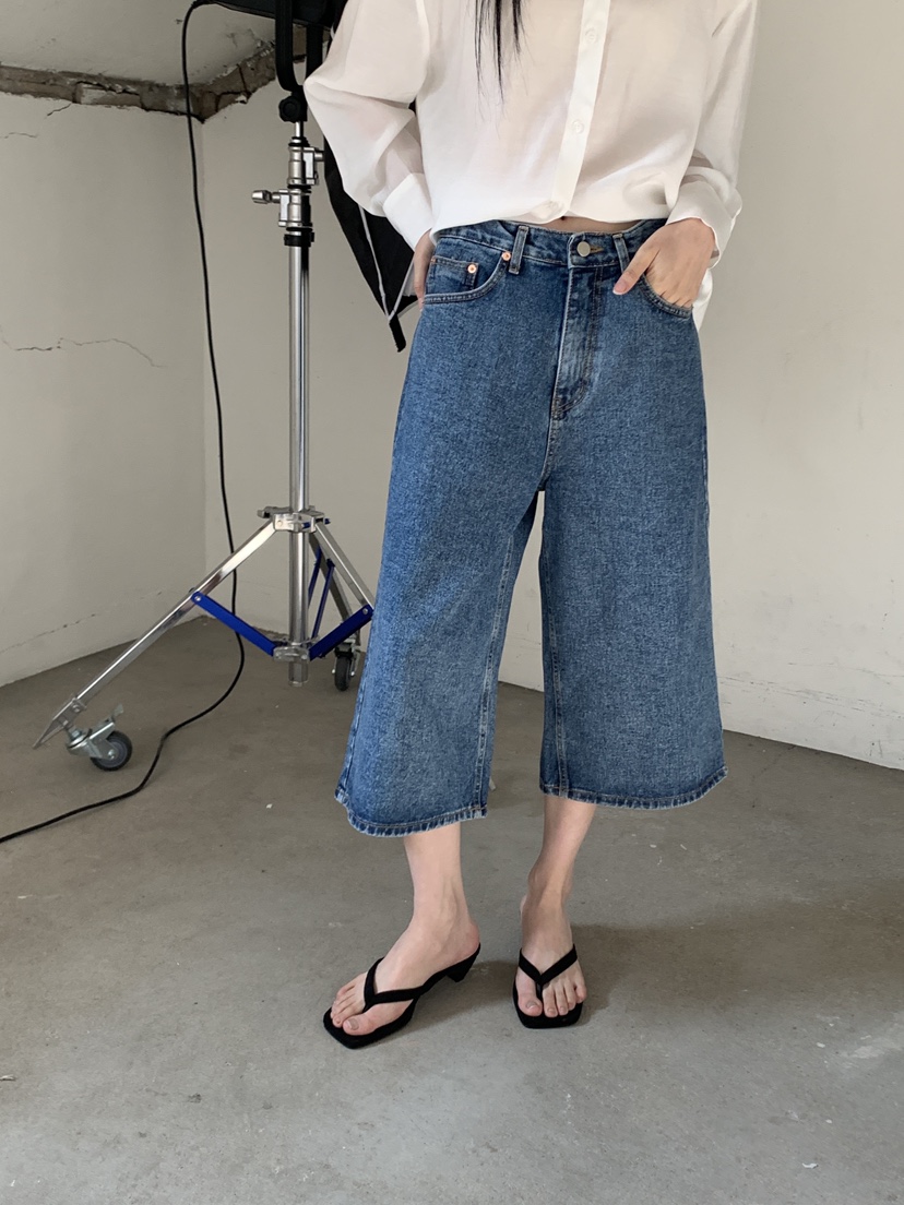 RIDGE-P韓國直郵女裝新品職業休閑真品時尚熱賣26春夏牛仔褲RIDGE-P牛仔褲