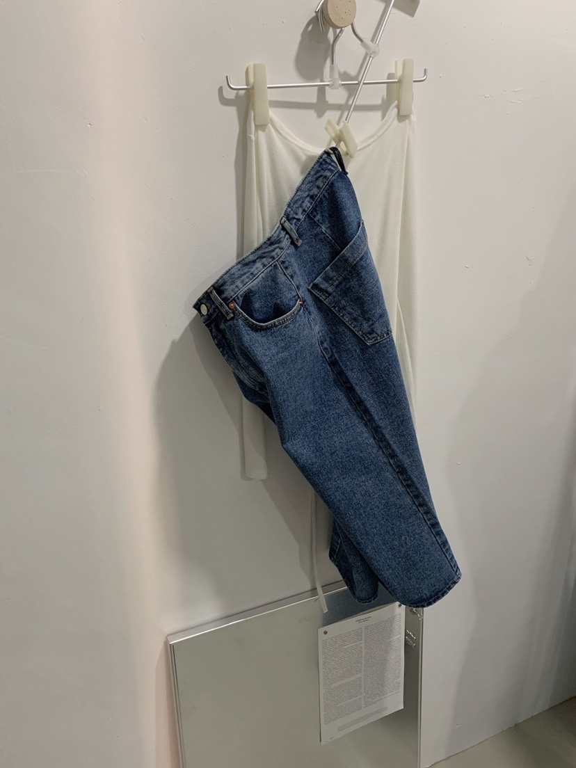 RIDGE-P韓國直郵女裝新品職業休閑真品時尚熱賣26春夏牛仔褲RIDGE-P牛仔褲