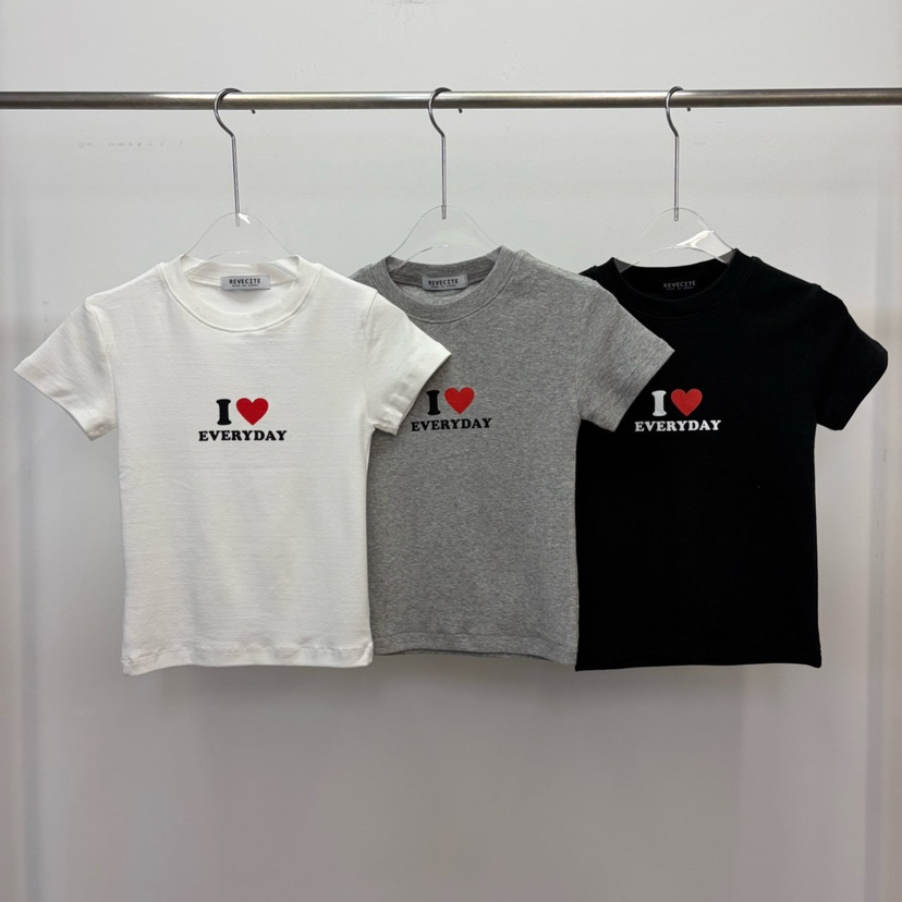 REVE CITE-L東大門直郵女士新品熱賣人氣休閑真品推薦T恤REVE CITE-LT恤圖色3左二色