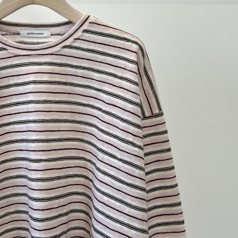 ANOTHER AVENUE東大門直郵女士新品時尚26春夏長袖T恤復古ANOTHER AVENUE長袖T恤