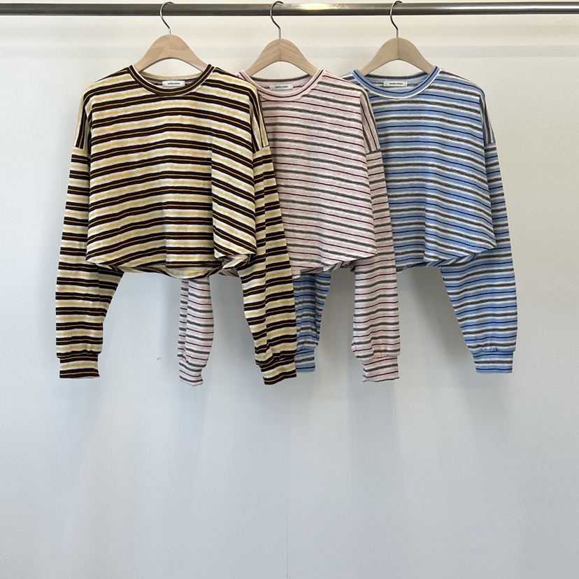 ANOTHER AVENUE東大門直郵女士新品時尚26春夏長袖T恤復古ANOTHER AVENUE長袖T恤