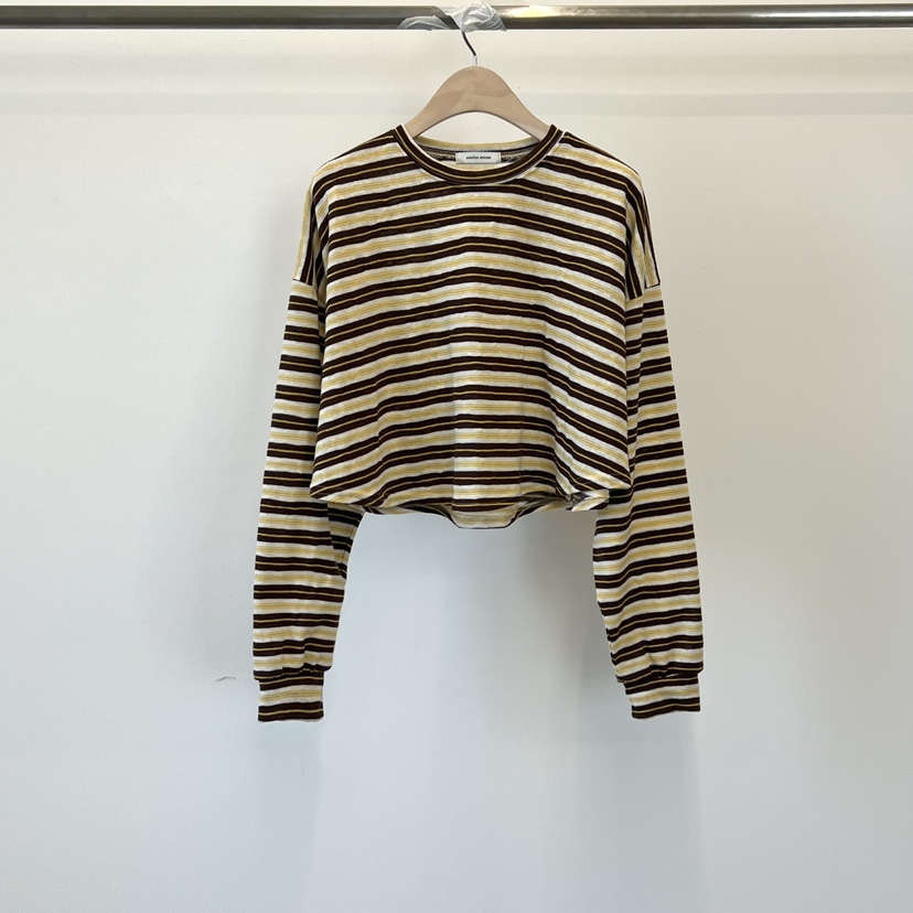 ANOTHER AVENUE東大門直郵女士新品時尚26春夏長袖T恤復古ANOTHER AVENUE長袖T恤圖色1