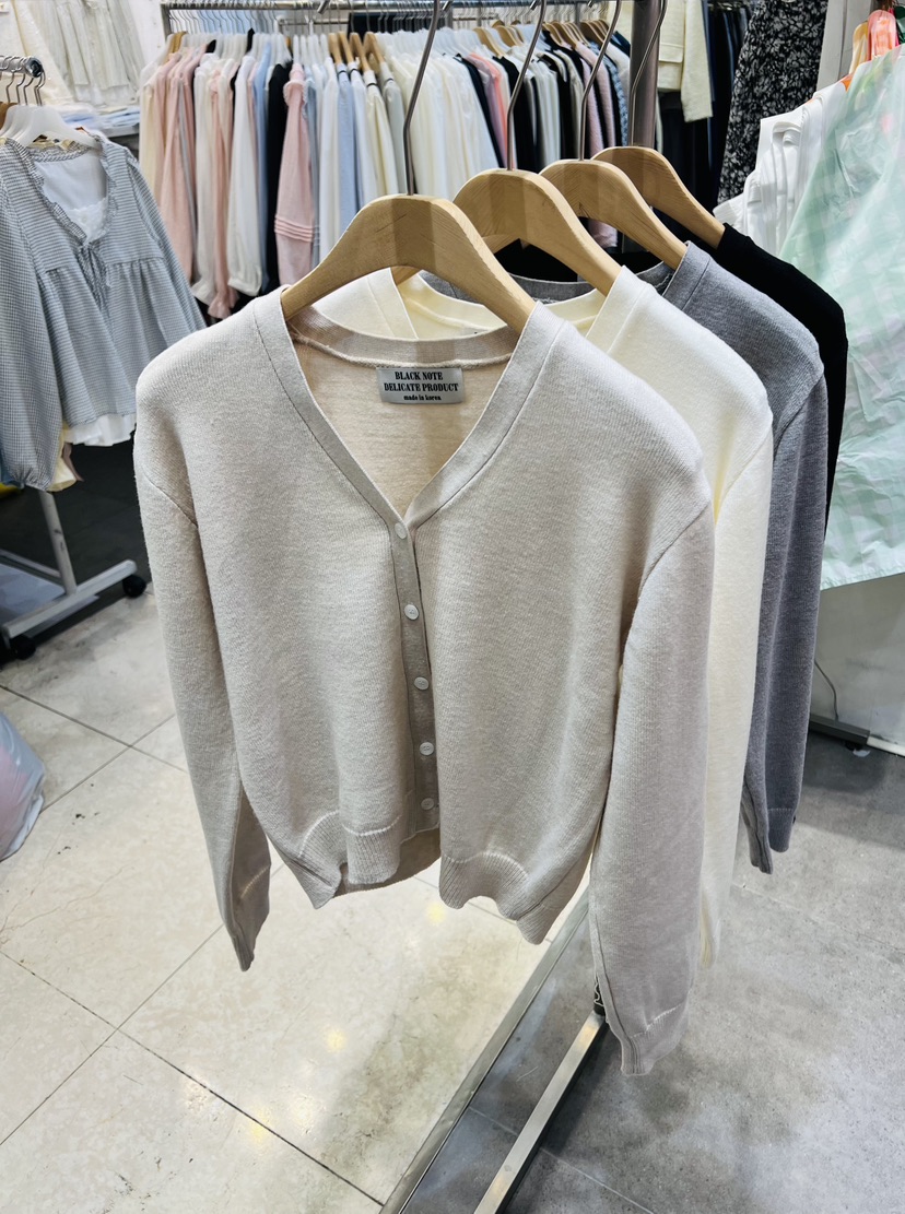 BLACK NOTE韓國代購女裝新品人氣26春夏熱賣真品針織衫開衫BLACK NOTE針織衫