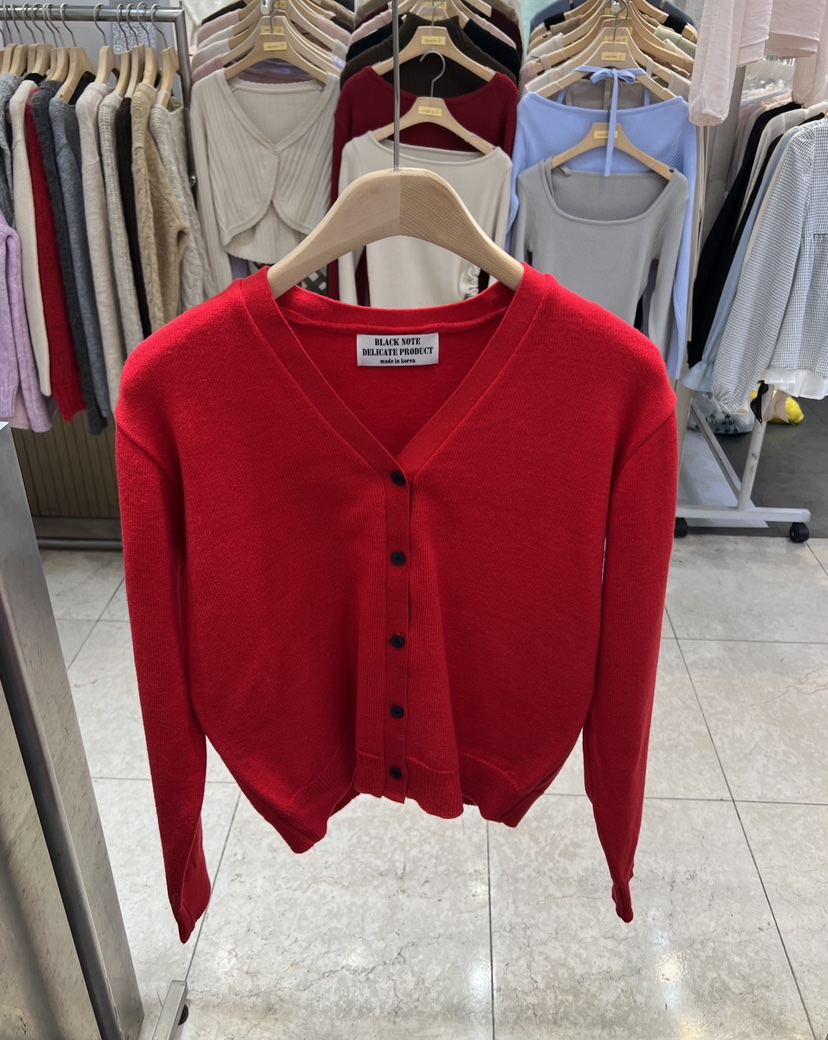 BLACK NOTE韓國代購女裝新品人氣26春夏熱賣真品針織衫開衫BLACK NOTE針織衫圖色5