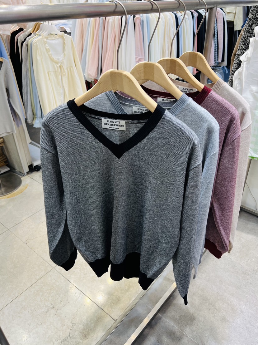 BLACK NOTE韓國直郵女裝新款休閑熱賣時尚人氣真品針織衫BLACK NOTE針織衫