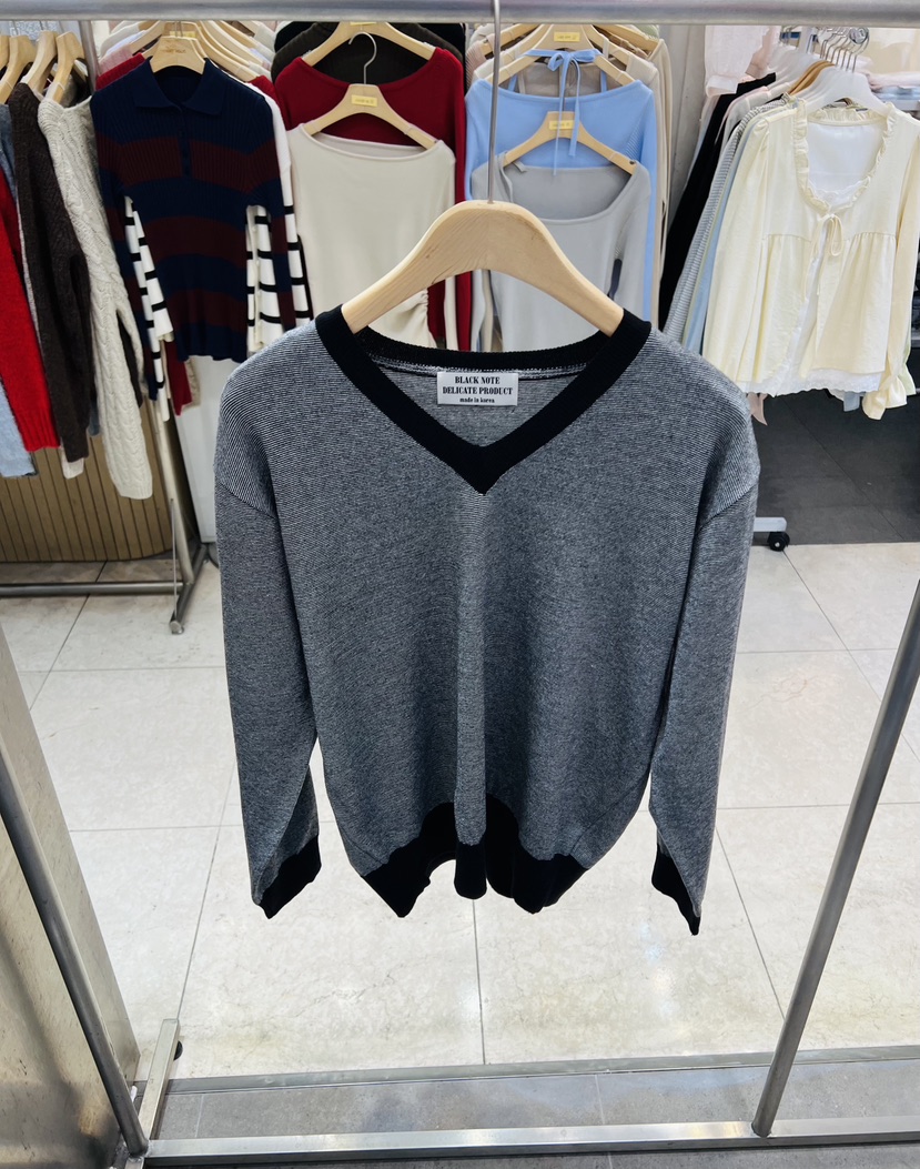 BLACK NOTE韓國直郵女裝新款休閑熱賣時尚人氣真品針織衫BLACK NOTE針織衫圖色2