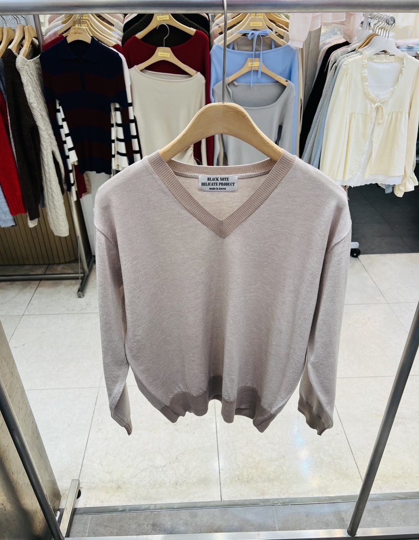 BLACK NOTE韓國直郵女裝新款休閑熱賣時尚人氣真品針織衫BLACK NOTE針織衫圖色3