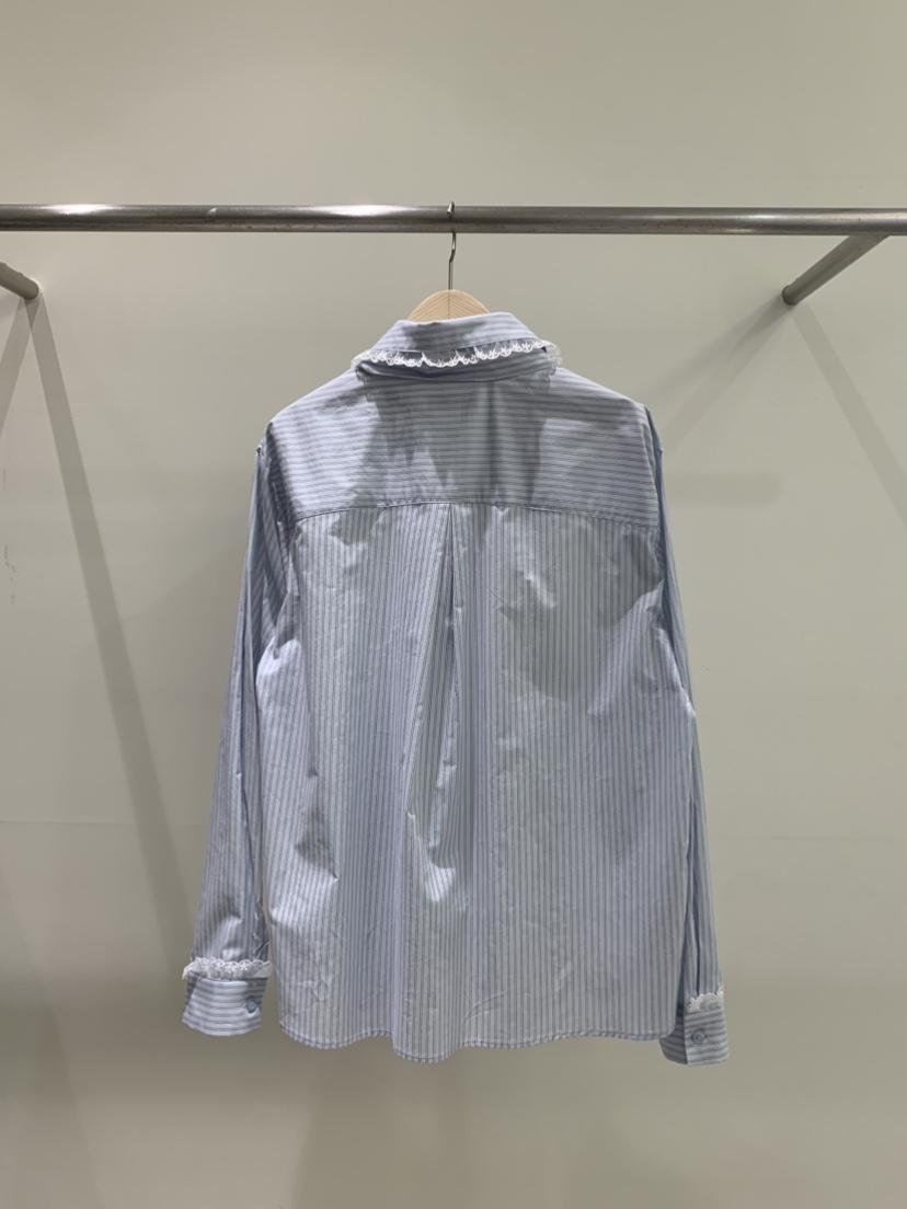 ZITTEN韓國直郵女裝新品職業推薦休閑襯衫蕾絲衫系帶蕾絲ZITTEN襯衫/蕾絲衫