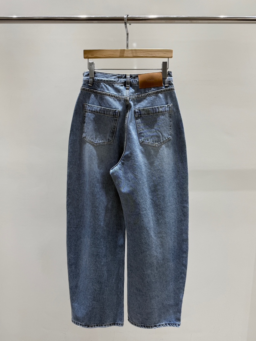 STAGE韓國代購女士新品人氣休閑時尚推薦真品熱賣26春夏牛仔褲STAGE牛仔褲