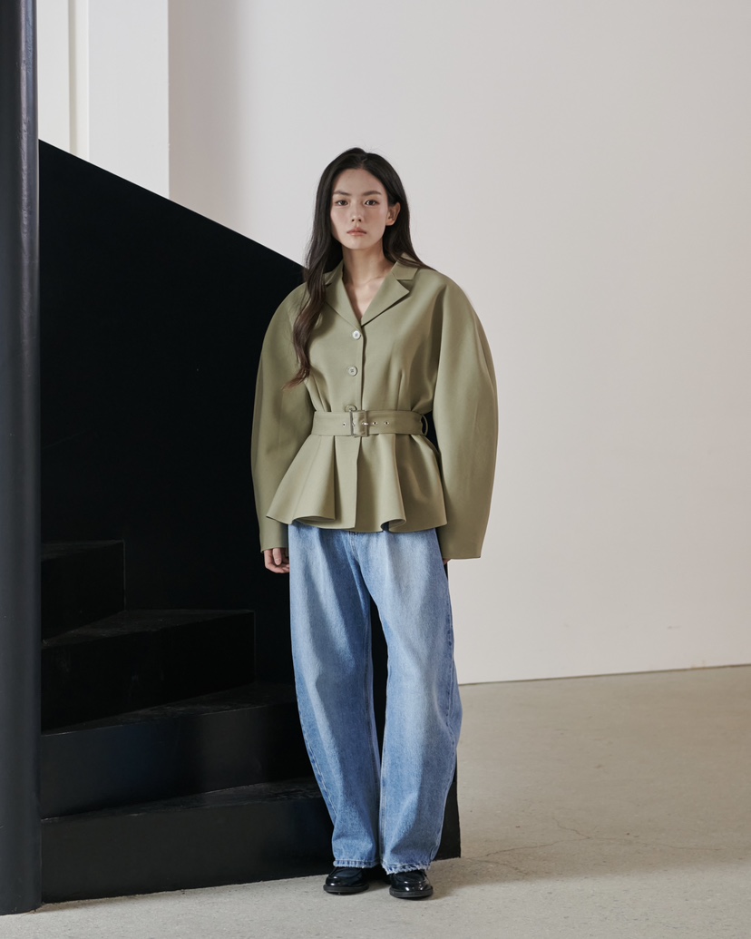 STAGE韓國代購女士新品人氣休閑時尚推薦真品熱賣26春夏牛仔褲STAGE牛仔褲