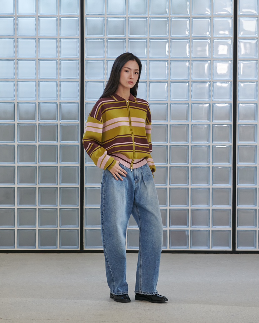 STAGE韓國代購女士新品人氣休閑時尚推薦真品熱賣26春夏牛仔褲STAGE牛仔褲