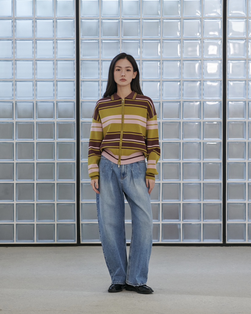 STAGE韓國代購女士新品人氣休閑時尚推薦真品熱賣26春夏牛仔褲STAGE牛仔褲