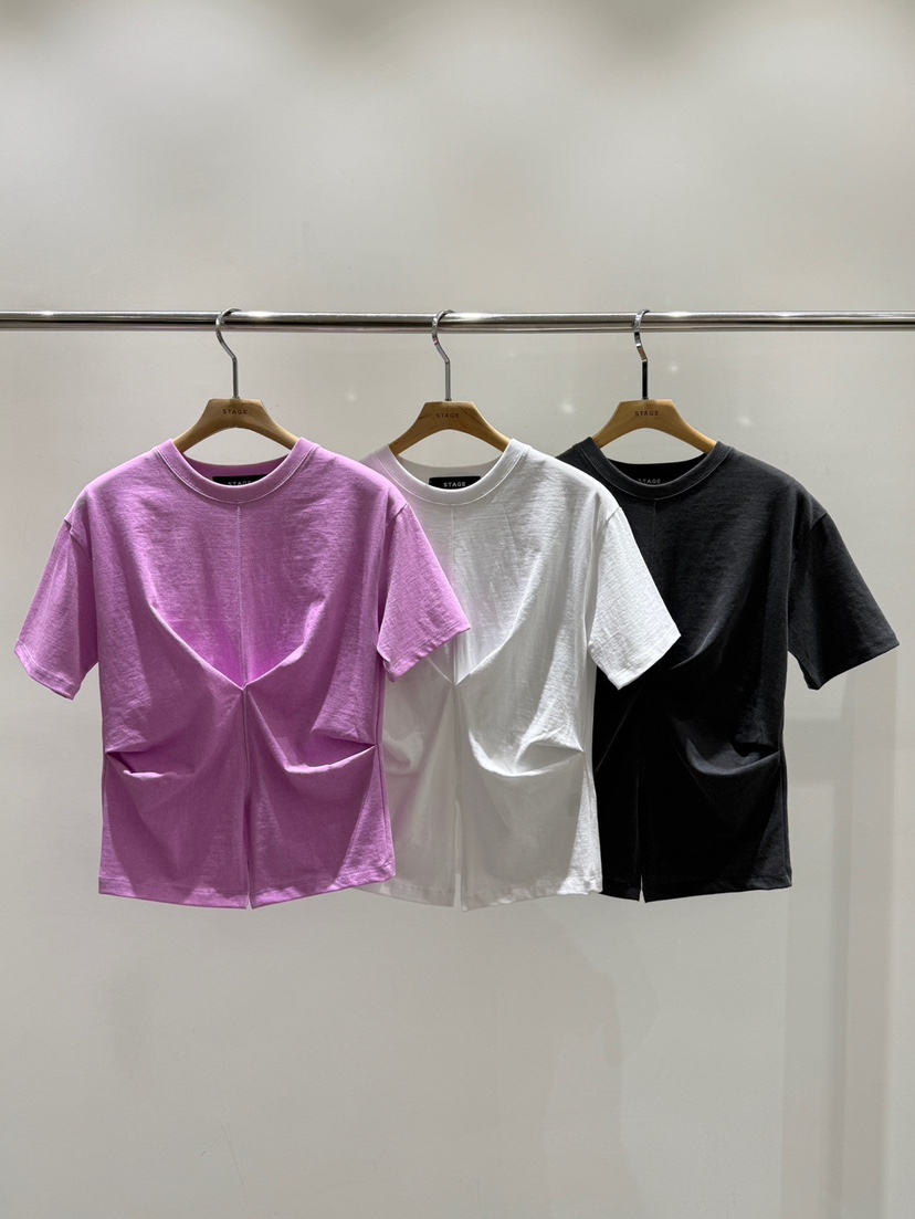 STAGE韓國代購女裝新款休閑人氣熱賣時尚職業真品推薦T恤STAGET恤