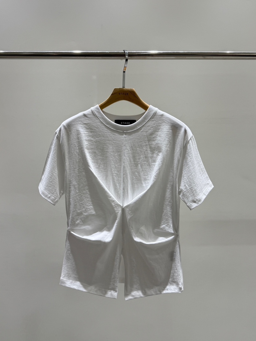STAGE韓國代購女裝新款休閑人氣熱賣時尚職業真品推薦T恤STAGET恤圖色2