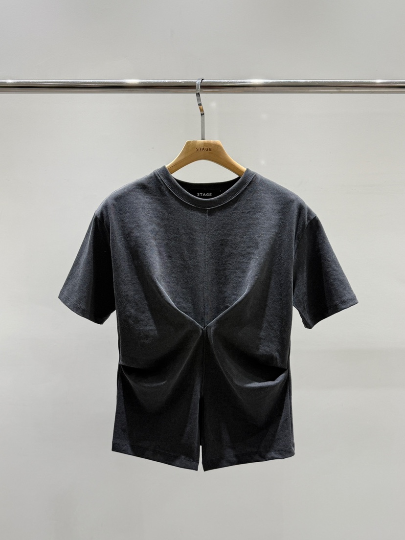 STAGE韓國代購女裝新款休閑人氣熱賣時尚職業真品推薦T恤STAGET恤圖色3