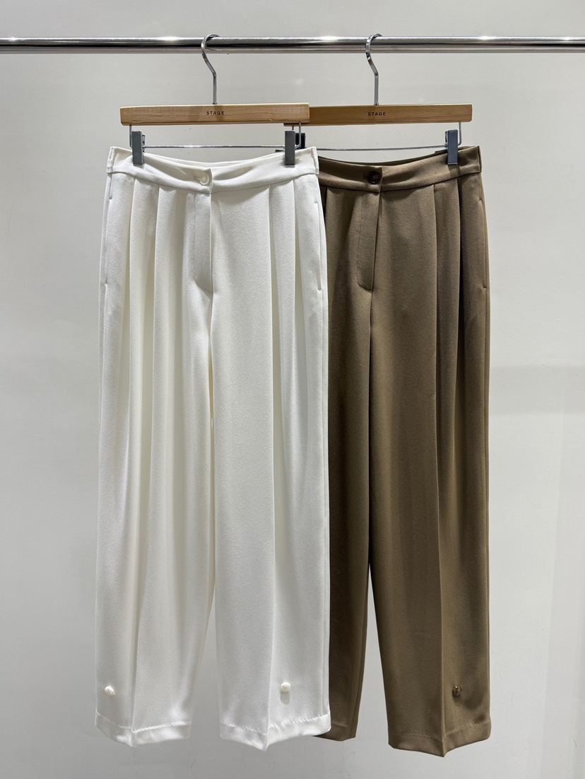 STAGE韓國直郵女士新品職業真品26春夏休閑人氣時尚休閑褲STAGE休閑褲