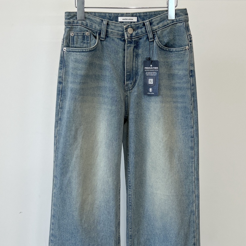 ANOTHER AVENUE東大門代購女士新品熱賣休閑牛仔褲水洗喇叭ANOTHER AVENUE牛仔褲