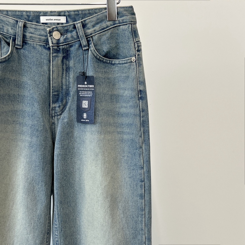 ANOTHER AVENUE東大門代購女士新品熱賣休閑牛仔褲水洗喇叭ANOTHER AVENUE牛仔褲