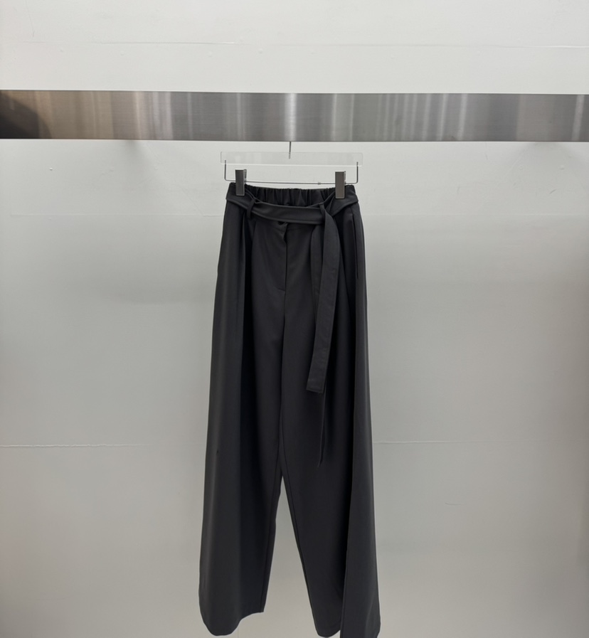 AMOOD東大門直郵女士新品時尚推薦26春夏休閑休閑褲含腰帶AMOOD休閑褲圖色2