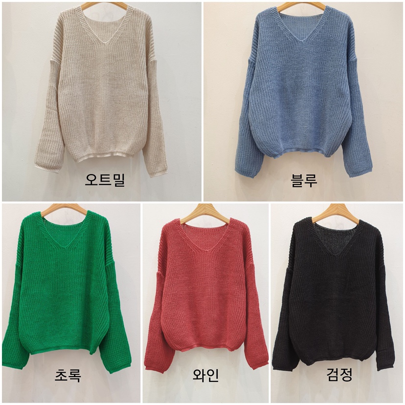 BLACK NOTE韓國代購女裝新款休閑時尚熱賣26春夏針織衫V領BLACK NOTE針織衫