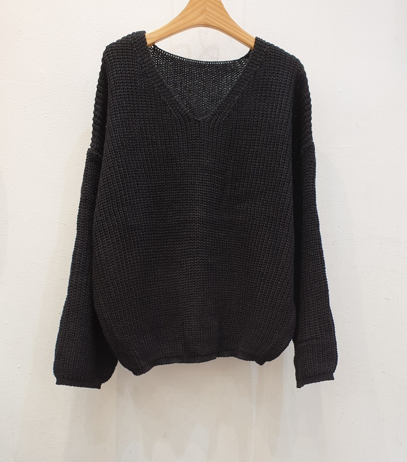 BLACK NOTE韓國代購女裝新款休閑時尚熱賣26春夏針織衫V領BLACK NOTE針織衫圖色11