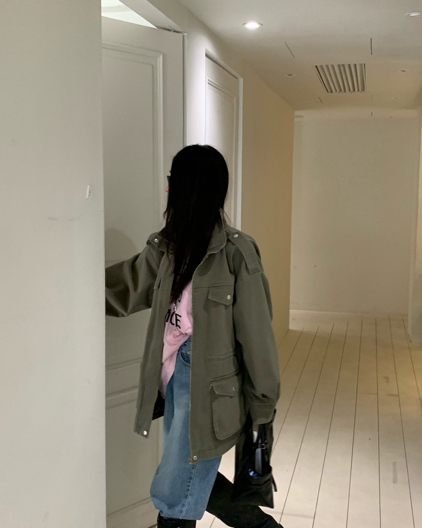 REVE CITE-L東大門實拍女士新款26春夏職業休閑夾克口袋REVE CITE-L夾克圖色2