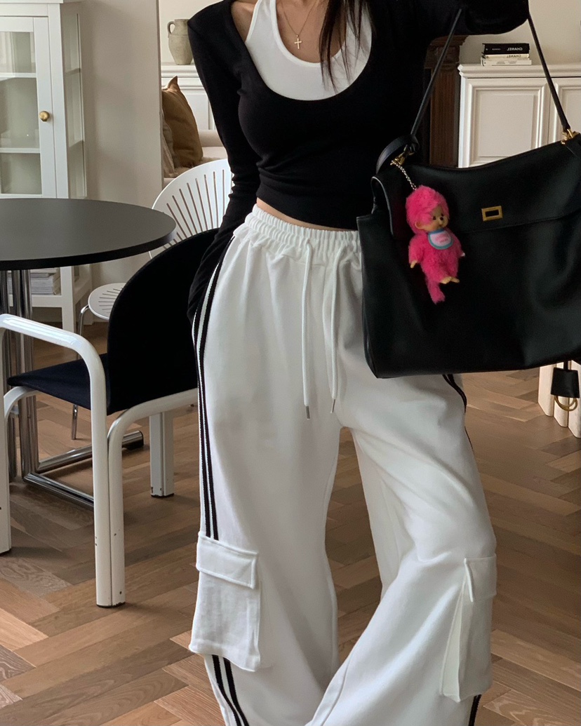 REVE CITE-L韓國直郵女裝新款真品休閑人氣長袖T恤假兩件REVE CITE-L長袖T恤