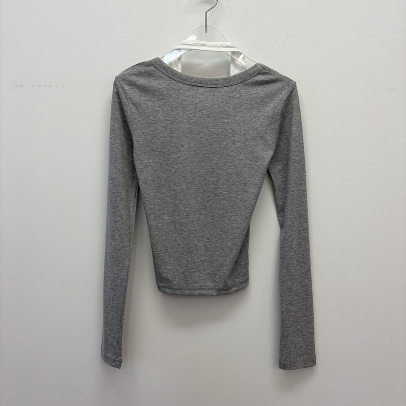 REVE CITE-L韓國直郵女裝新款真品休閑人氣長袖T恤假兩件REVE CITE-L長袖T恤